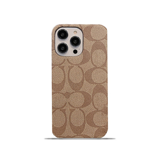 Classic Coach iPhone Case Coffee -JDK241426 - Iphonecasehouse