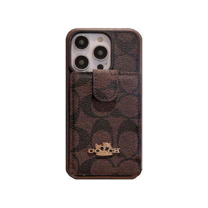 Coach iPhone Case With Wallet -LBK241416 - Iphonecasehouse