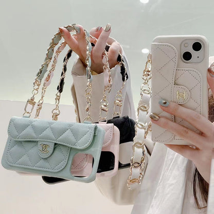 CN Pastel iPhone Cases Bag With Strap - Iphonecasehouse