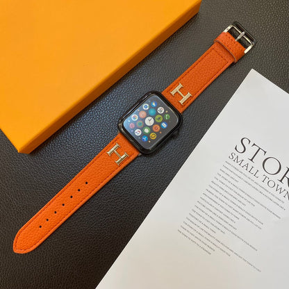 Genuine Pattern Leather Apple Watch Strap - Iphonecasehouse