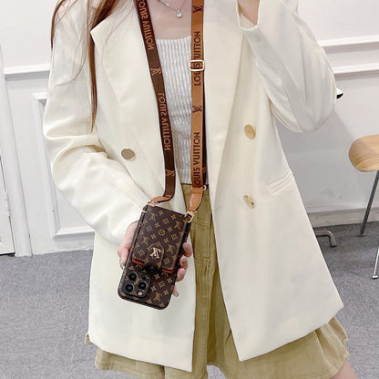 Lou Card Bag Crossbody Color Chain iPhone Case - Iphonecasehouse