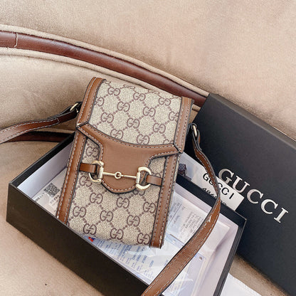 GG Crossbody Leather Bag - Iphonecasehouse