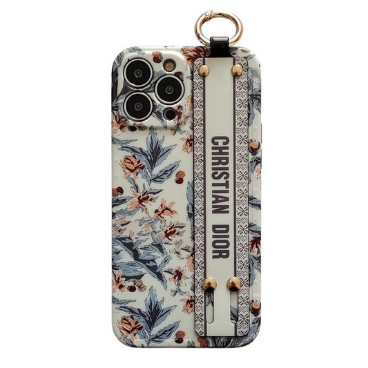 CD Purple & White Wristband iPhone Case - Iphonecasehouse