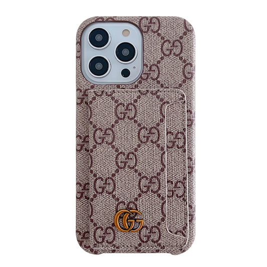GG Card Holder iPhone Case - Iphonecasehouse