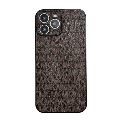 MK Leather iPhone Case - Iphonecasehouse