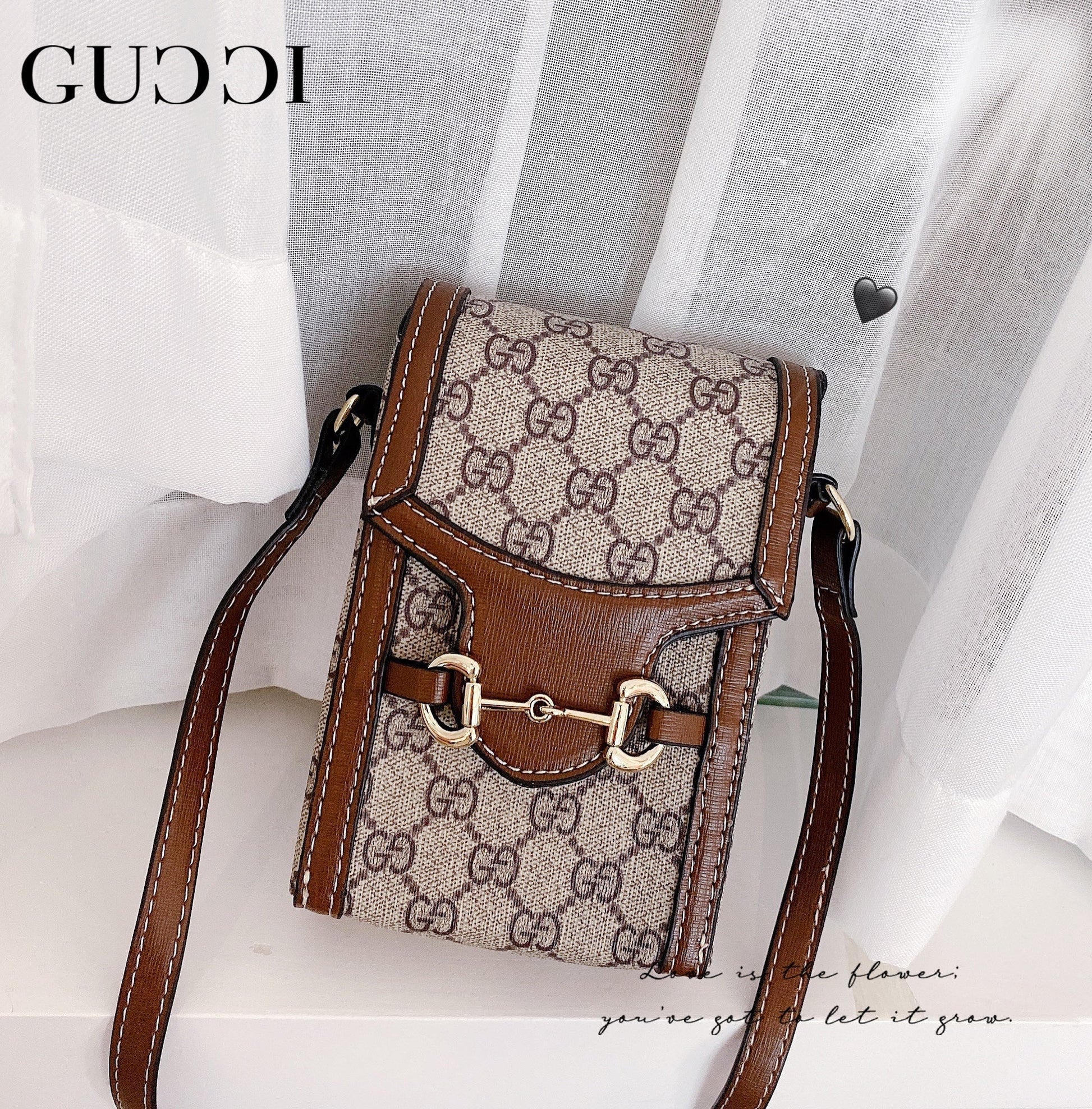 GG Crossbody Leather Bag - Iphonecasehouse