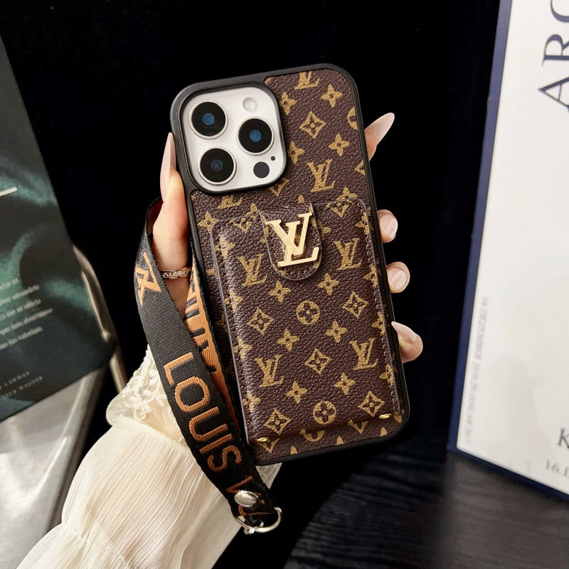 Lou Classic Color Crossbody iPhone Case - Iphonecasehouse