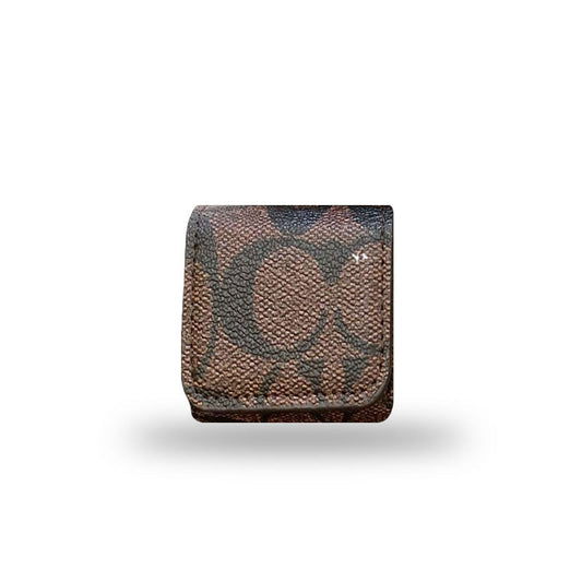 Luxury Coach AirPods Cases Dark brown-YH240425 - Iphonecasehouse