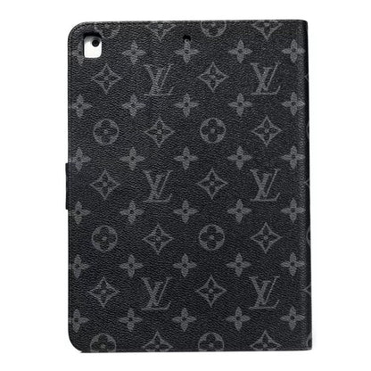 Elegant Monogram Canvas Flip Cover Apple iPad Protective Leather Case - Iphonecasehouse