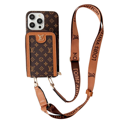 Lou GG Card Holder Chain iPhone Case - Iphonecasehouse