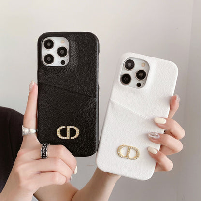 CD Leather iPhone Case - Iphonecasehouse