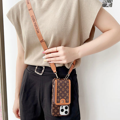 Lou GG Card Holder Chain iPhone Case - Iphonecasehouse