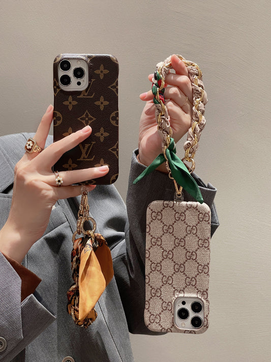 Lou Silk Wristband iPhone Case - Iphonecasehouse