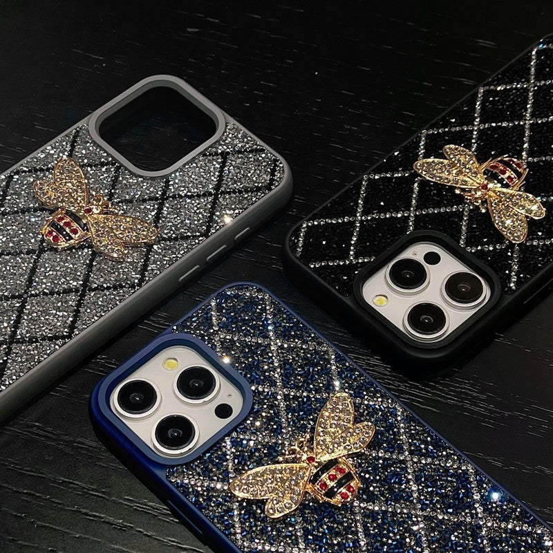 GG Bee Diamond iPhone Case - Iphonecasehouse