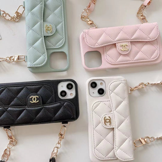 CN Pastel iPhone Cases Bag With Strap - Iphonecasehouse