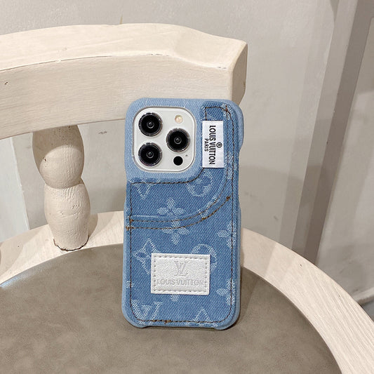 Lou Jeans Pattern iPhone Case - Iphonecasehouse