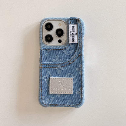 Lou Jeans Pattern iPhone Case - Iphonecasehouse