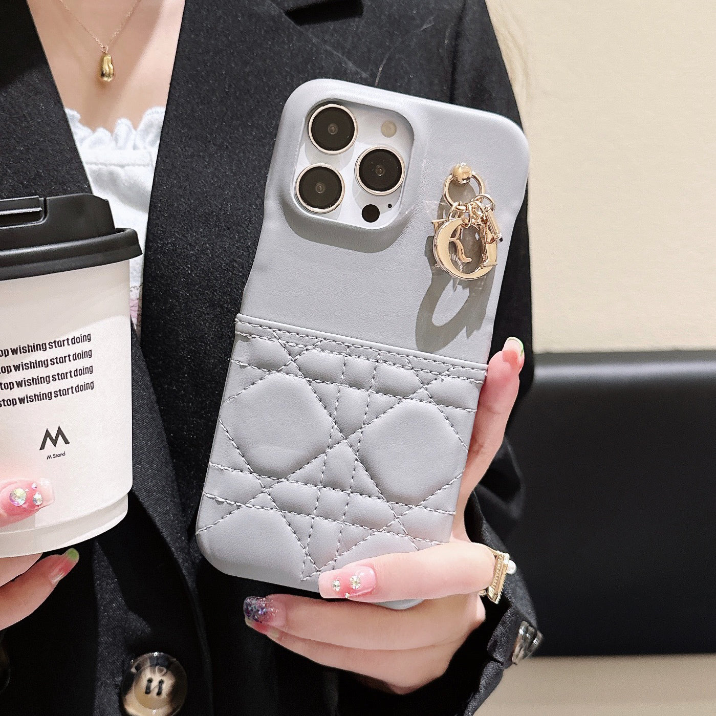 CD Leather iPhone Case - Iphonecasehouse