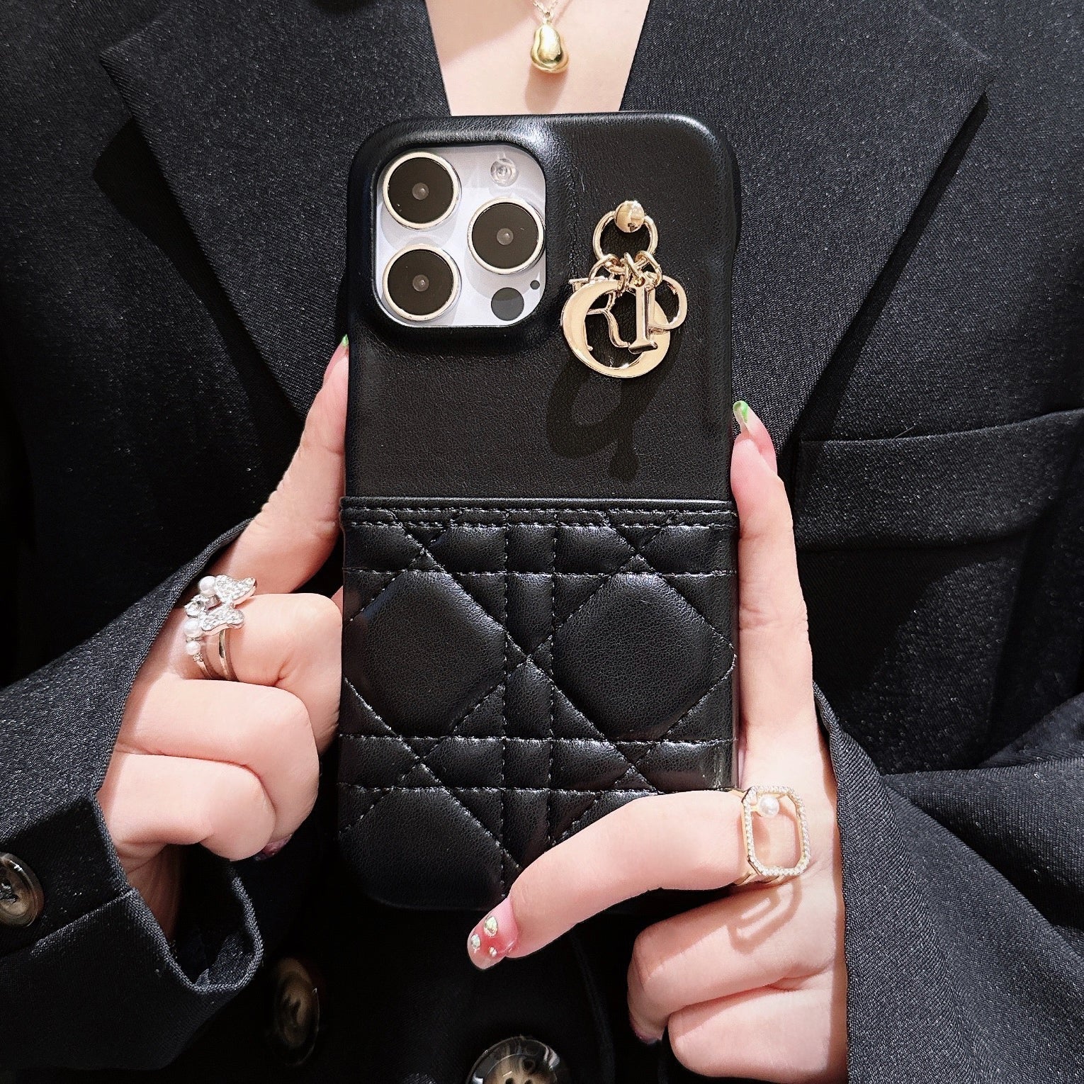 CD Leather iPhone Case - Iphonecasehouse