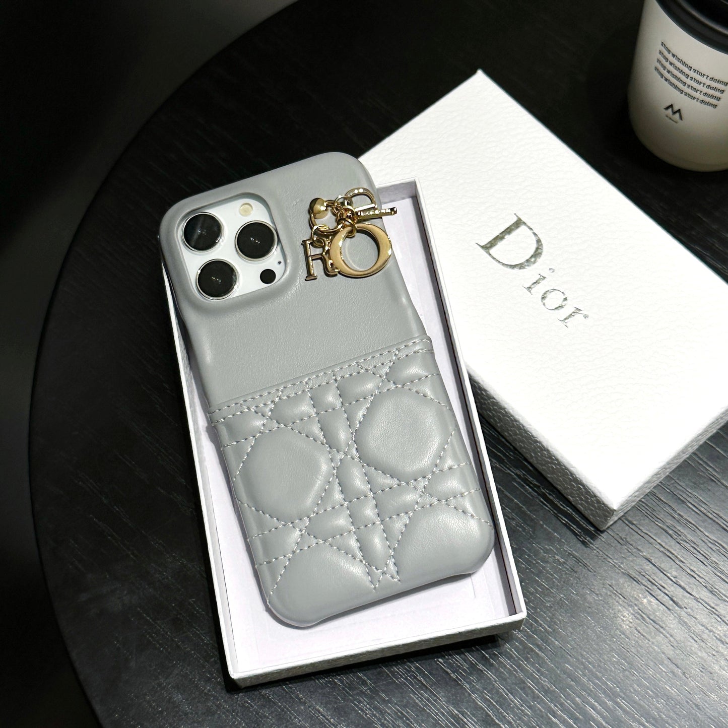 CD Leather iPhone Case - Iphonecasehouse