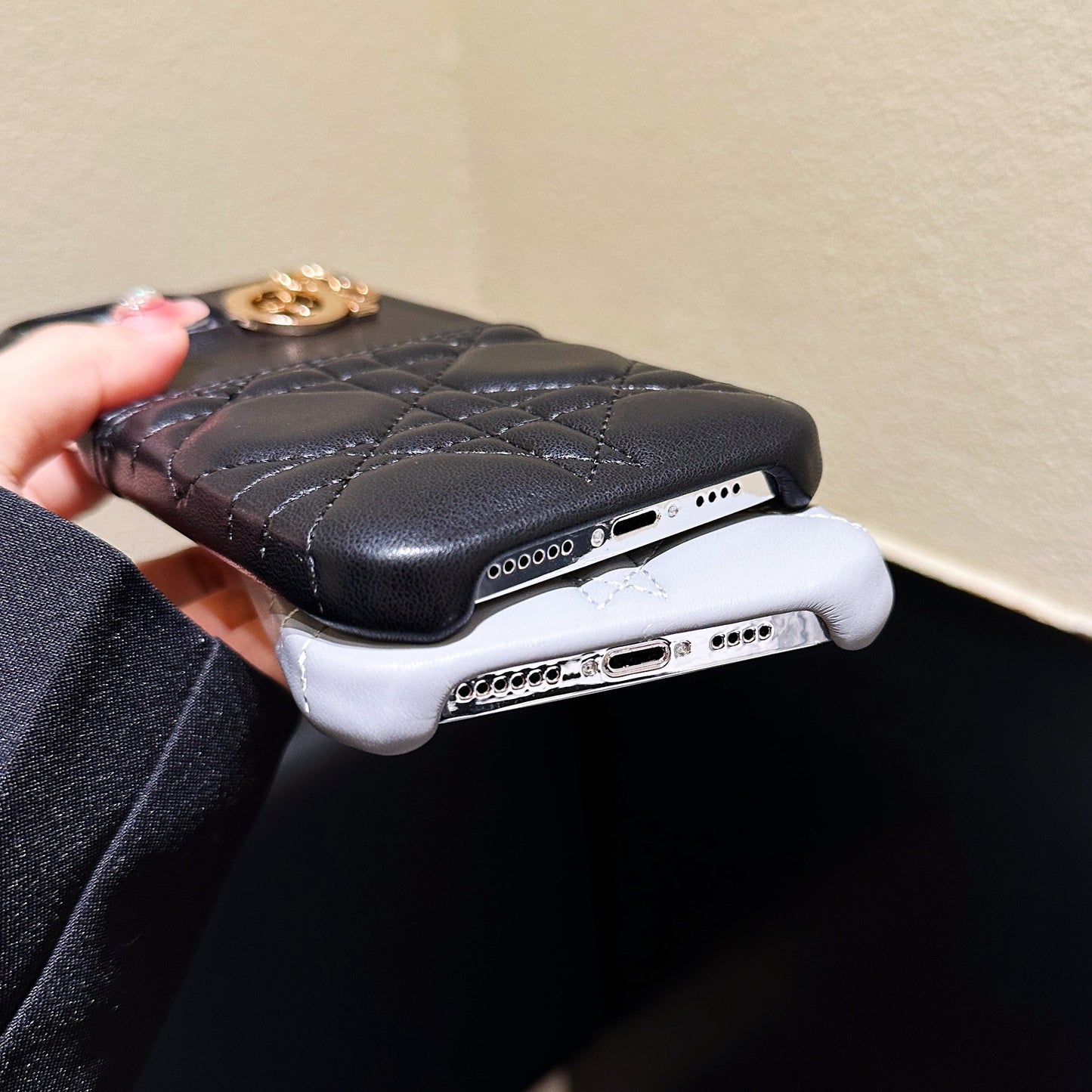 CD Leather iPhone Case - Iphonecasehouse
