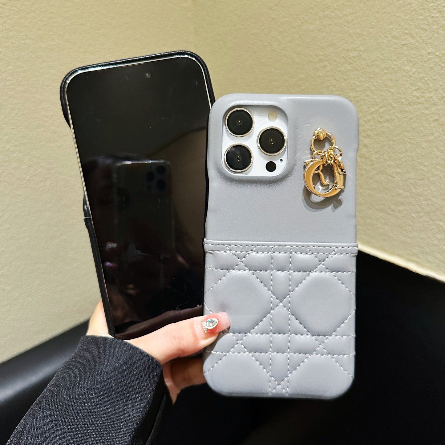 CD Leather iPhone Case - Iphonecasehouse