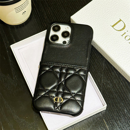 CD Leather iPhone Case - Iphonecasehouse