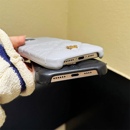 CD Leather iPhone Case - Iphonecasehouse