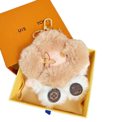 Fluffy Cute Sunflower Plush Keychain - Iphonecasehouse
