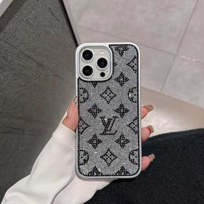 Luxury Glitter Holographic Y - S - L-Inspired iPhone Case – Diamond Shine Edition - Iphonecasehouse