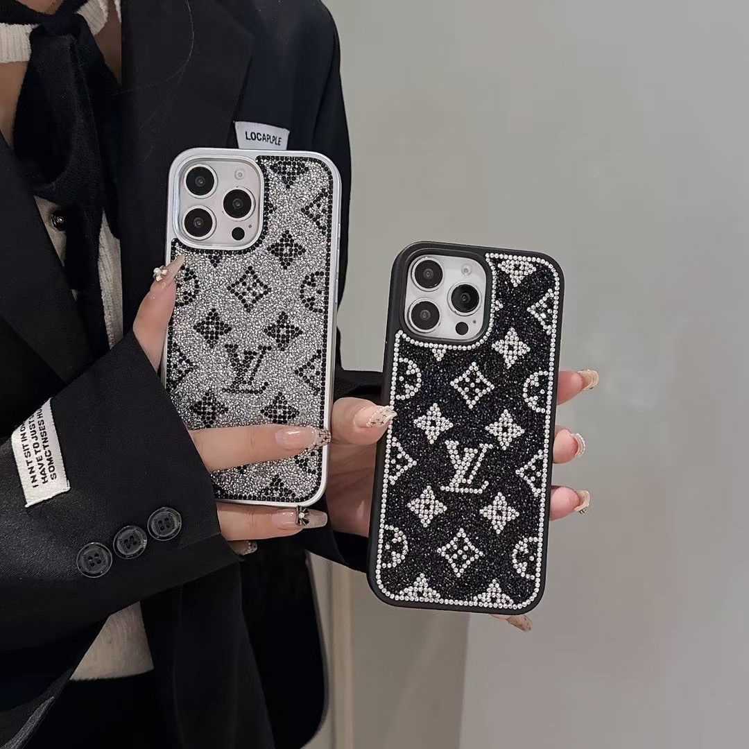 Luxury Glitter Holographic Y - S - L-Inspired iPhone Case – Diamond Shine Edition - Iphonecasehouse