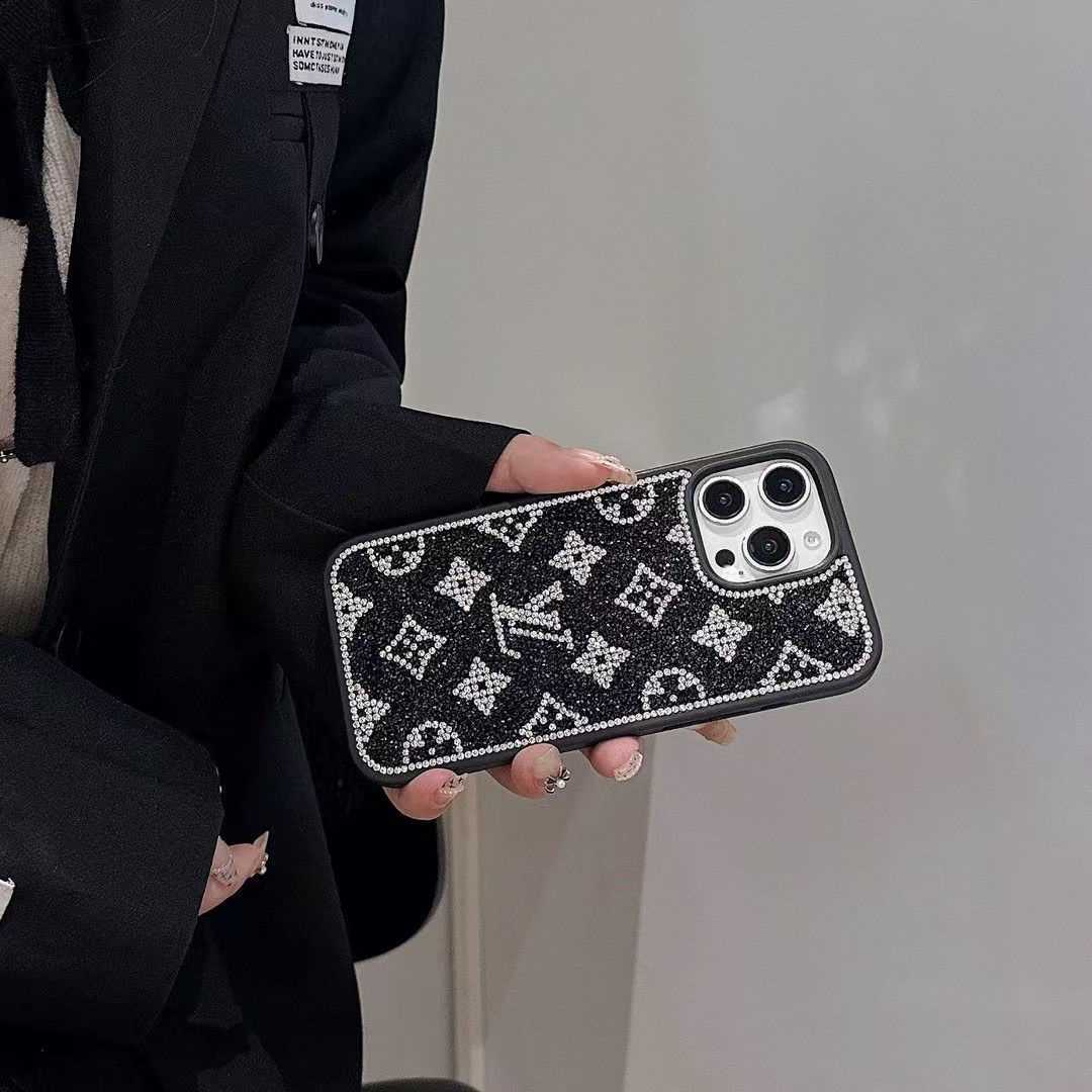 Luxury Glitter Holographic Y - S - L-Inspired iPhone Case – Diamond Shine Edition - Iphonecasehouse