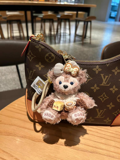 Limited Edition Sherry May Plush Keychain - Luxe Teddy Bear Bag Charm for Designer Handbags - Iphonecasehouse