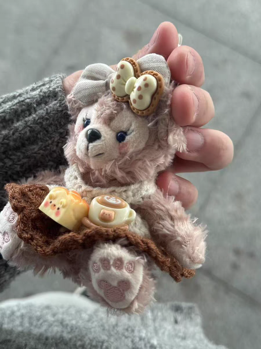 Limited Edition Sherry May Plush Keychain - Luxe Teddy Bear Bag Charm for Designer Handbags - Iphonecasehouse