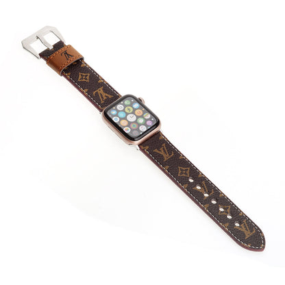 LEATHER CANVAS LUXURY APPLE WATCH BANDS - Iphonecasehouse