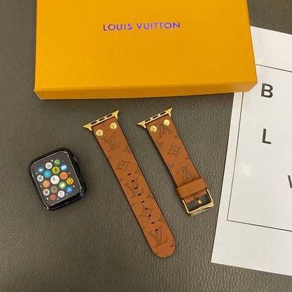 Bracelet de rechange Apple avec décoration en rivets et monogramme en relief WATCH BANDS - Iphonecasehouse