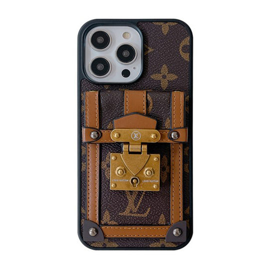 Lou GG Card Holder Chain iPhone Case - Iphonecasehouse