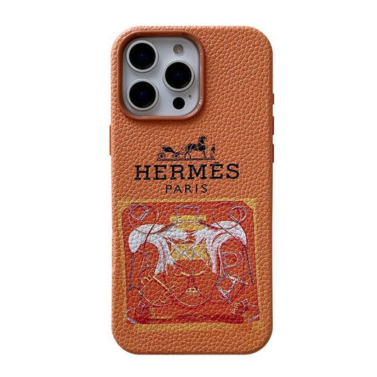 Herm Leather iPhone Case - Iphonecasehouse