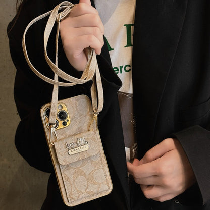 Coa Card Bag Leather Chain iPhone Case - Iphonecasehouse