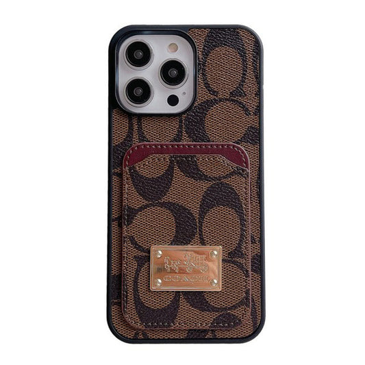 Coa Card Bag Leather iPhone Case - Iphonecasehouse