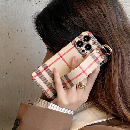 Bur Classic Color Wristband iPhone Case - Iphonecasehouse