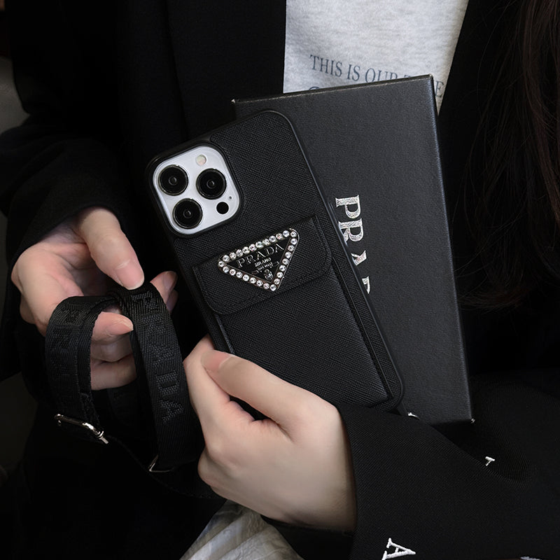 Pra Crossbody Leather iPhone Case - Iphonecasehouse