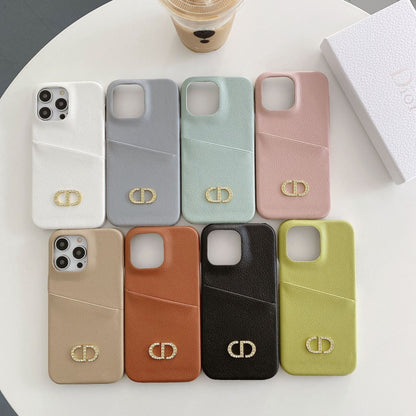 CD Leather iPhone Case - Iphonecasehouse