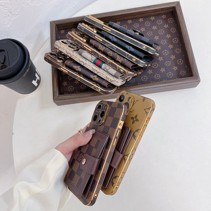Lou Classic Color Card Bag iPhone Case - Iphonecasehouse