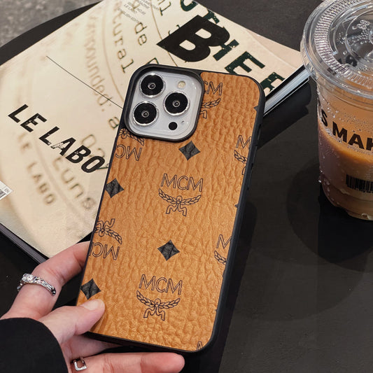 MCM iPhone Case Yellow-MCK240603 - Iphonecasehouse