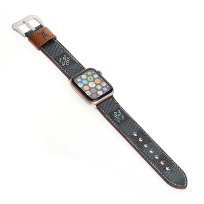 LEATHER CANVAS LUXURY APPLE WATCH BANDS - Iphonecasehouse
