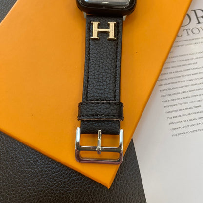 Genuine Pattern Leather Apple Watch Strap - Iphonecasehouse