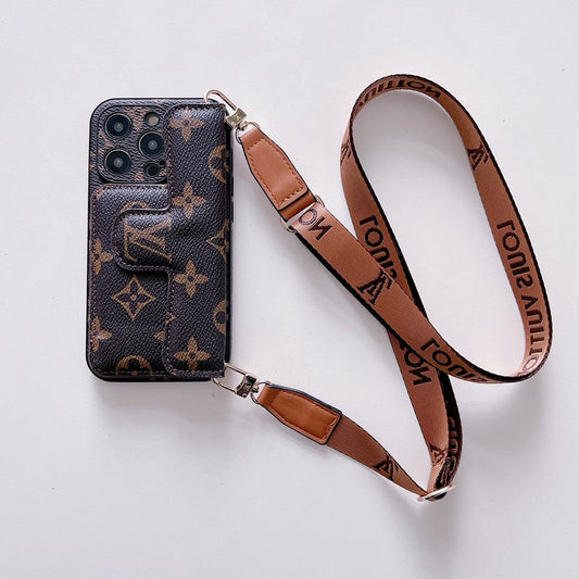 Lou Side Card Holder Crossbody iPhone Case - Iphonecasehouse