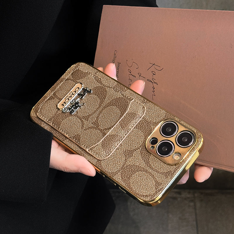 Coa Card Bag Leather iPhone Case - Iphonecasehouse