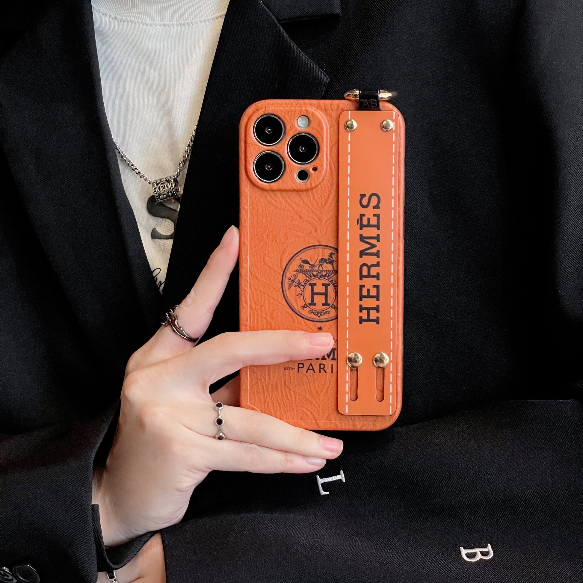 H Wristband iPhone Case - Iphonecasehouse